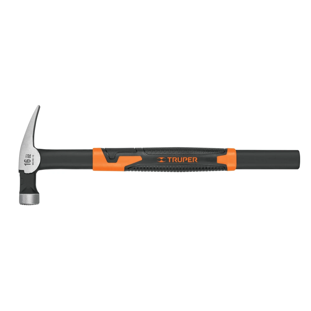 10754 MARTILLO TUBULAR PARA CIMBRA 16 OZ UÑA RECTA, MANGO ACERO