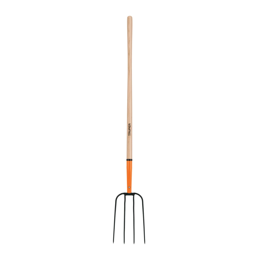 [BPJ-4] 11003 BIELDO PARA PAJA, 4 DIENTES, MANGO LARGO 48', TRUPER