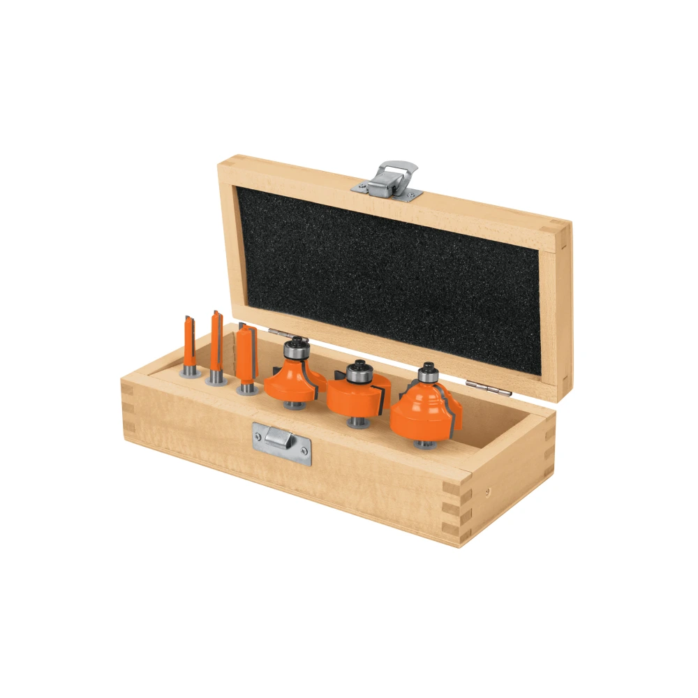 [JBROU-6] 11359 JUEGO DE 6 BROCAS PARA ROUTER, TRUPER