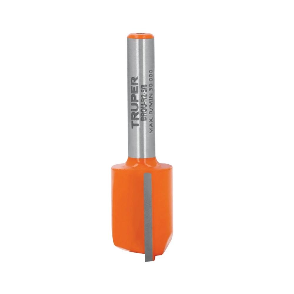 [BROU-R2-5/8] 11457 BROCA PARA ROUTER, RECTA 2 FILOS, 5/8', TRUPER