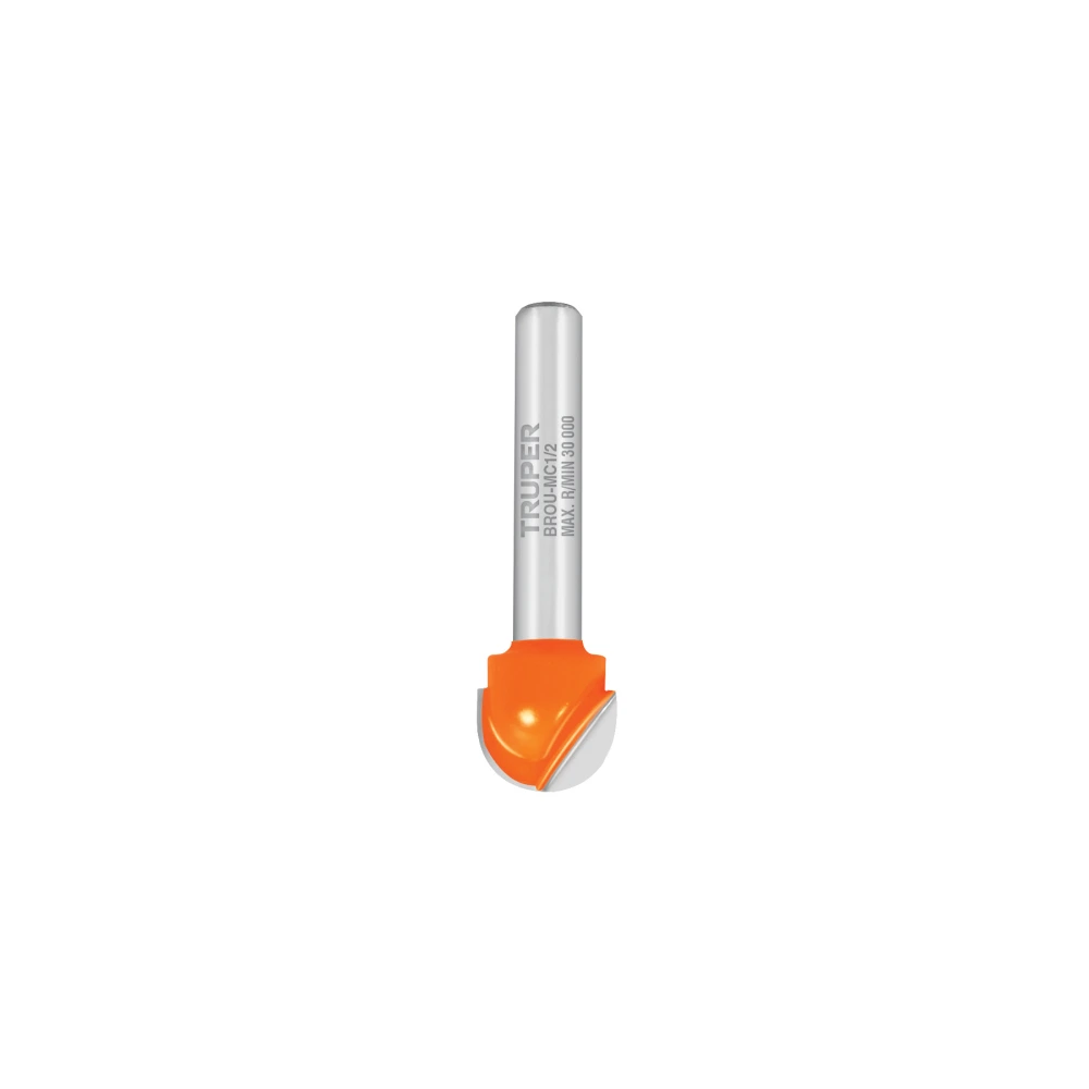 [BROU-MC1/2] 11462 BROCA PARA ROUTER, MEDIA CAÑA, 1/2', TRUPER