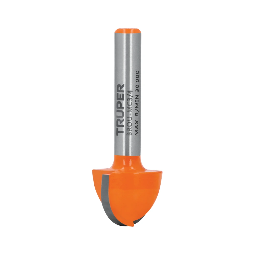 [BROU-MC3/4] 11463 BROCA PARA ROUTER, MEDIA CAÑA, 3/4', TRUPER
