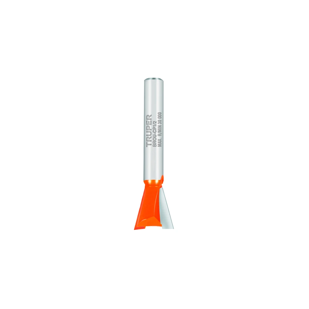 [BROU-CP1/2] 11475 BROCA PARA ROUTER, COLA DE PATO, 1/2', TRUPER