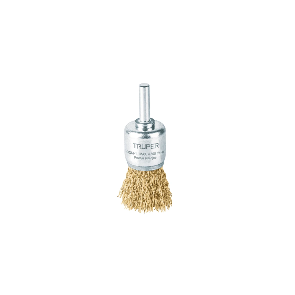 [COM-1] 11595 CARDA TIPO BROCHA 1' ALAMBRE GRUESO PARA TALADRO, TRUPER