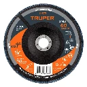 11677 DISCO LAMINADO 7', GRANO 60 CENTRO 7/8', FIBRA, TRUPER