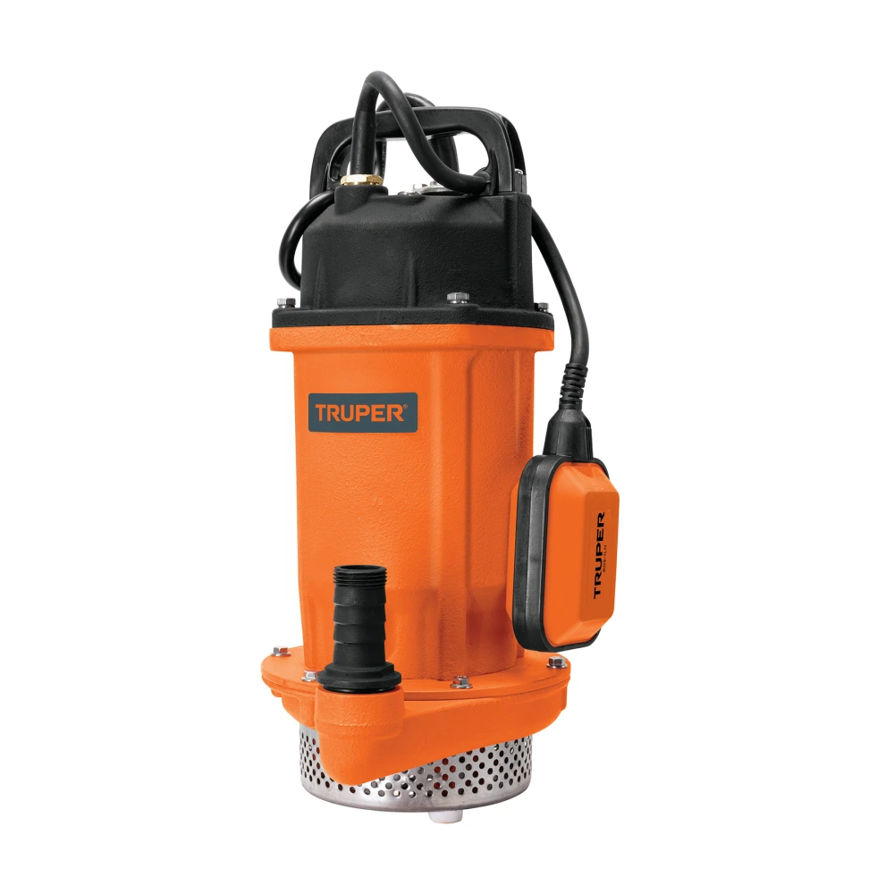 100171 BOMBA SUMERGIBLE HIERRO FUNDIDO, AGUA LIMPIA, 1 HP, TRUPER