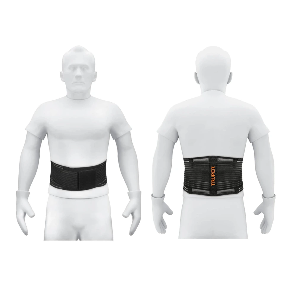 [FAJA-LC] 11962 FAJA LUMBAR TIPO CINTURÓN DE MALLA TRANSPIRABLE, G, TRUPER