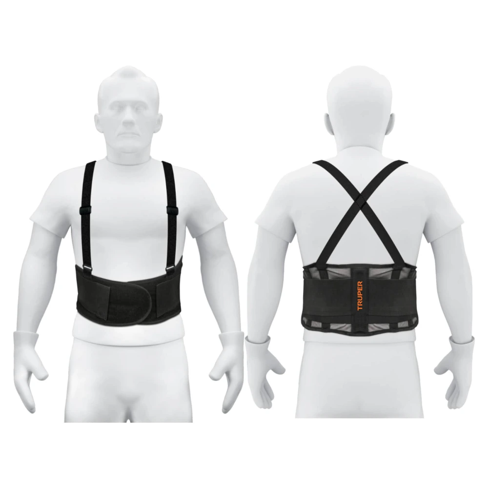 [FAJA-SV] 11964 FAJA LUMBAR DE MALLA TRANSPIRABLE, TALLA CH, TRUPER