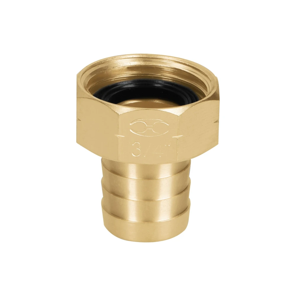 [CF-3/4B] 12286 CONECTOR 3/4' HEMBRA DE LATÓN SÓLIDO PARA MANGUERA, TRUPER
