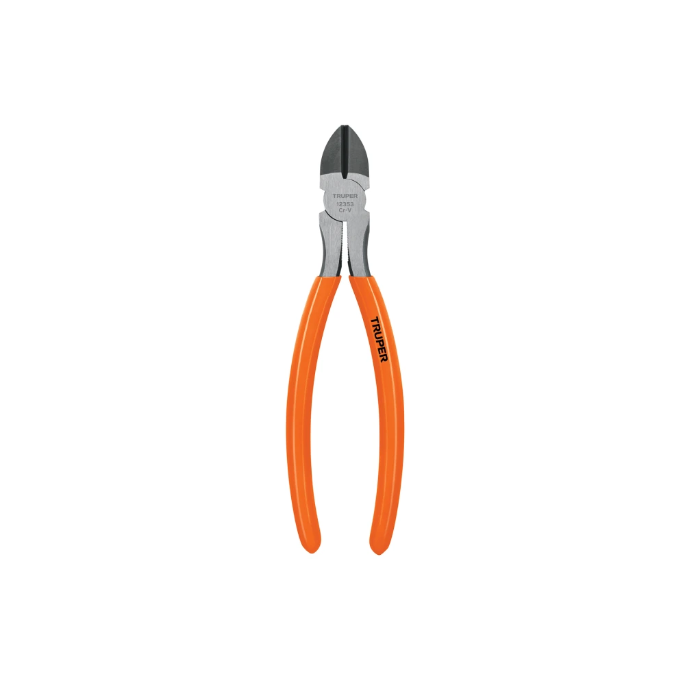 [T202-8] 12353 PINZA DE CORTE DIAGONAL 8' MANGO DE PVC, TRUPER