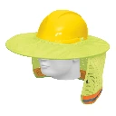 100354 PROTECTOR SOLAR PLEGABLE PARA CASCO, VERDE CON REFLEJANTE