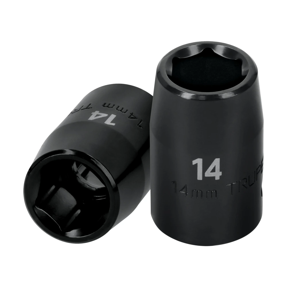[D-7414-M] 12414 DADO CUADRO 1/2' DE IMPACTO 6 PUNTAS DE 14 MM, TRUPER