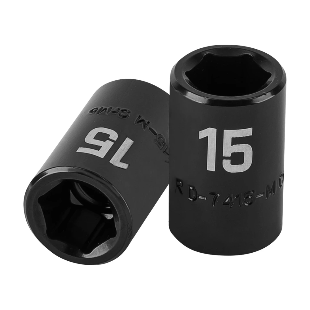 [D-7415-M] 12415 DADO CUADRO 1/2' DE IMPACTO 6 PUNTAS DE 15 MM, TRUPER