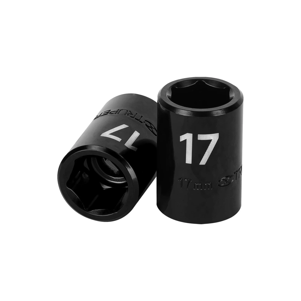 [D-7417-M] 12417 DADO CUADRO 1/2' DE IMPACTO 6 PUNTAS DE 17 MM, TRUPER