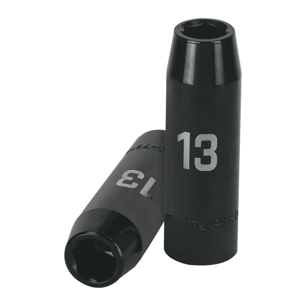[D-7313-ML] 12425 DADO LARGO CUADRO 1/2' DE IMPACTO 6 PUNTAS DE 13 MM, TRUPER