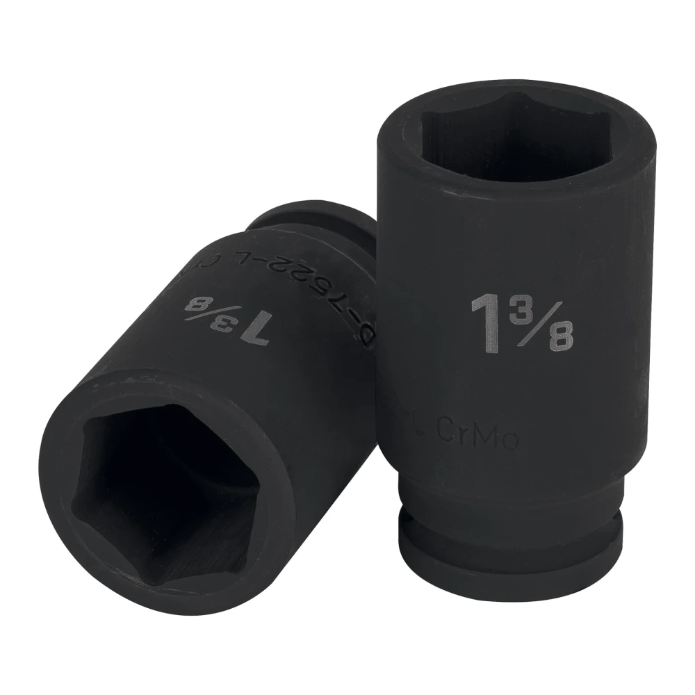 [D-7522-L] 12440 DADO LARGO DE IMPACTO DE 1-3/8', 6 PUNTAS, CUADRO 3/4'