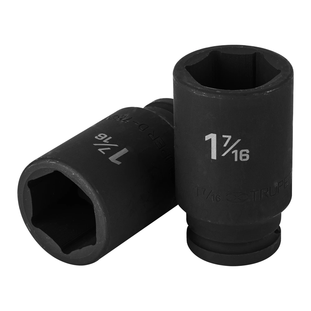 [D-7523-L] 12441 DADO LARGO DE IMPACTO DE 1-7/16', 6 PUNTAS, CUADRO 3/4'