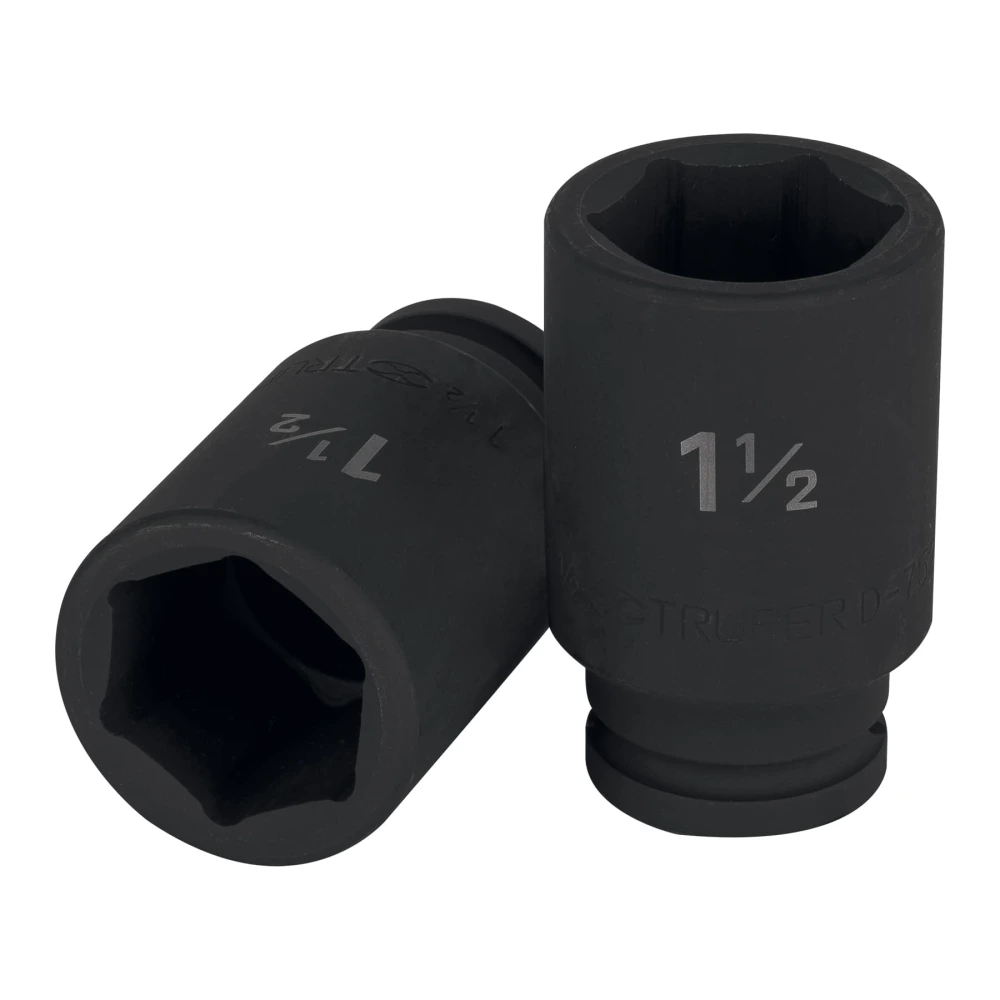 [D-7524-L] 12442 DADO LARGO DE IMPACTO DE 1-1/2', 6 PUNTAS, CUADRO 3/4'