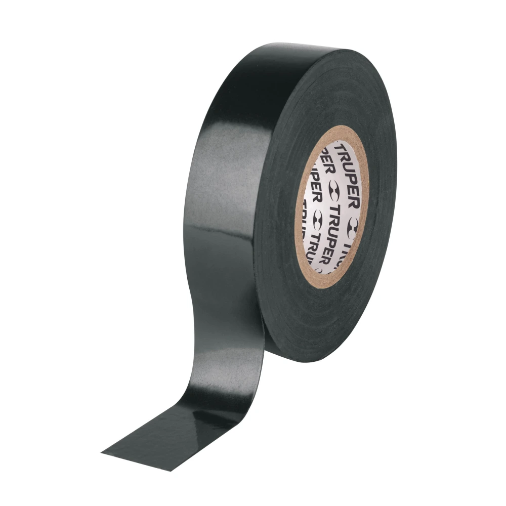 [M-33NB] 12499 CINTA DE AISLAR DE 18 M X 19 MM, NEGRA EN BLÍSTER, TRUPER