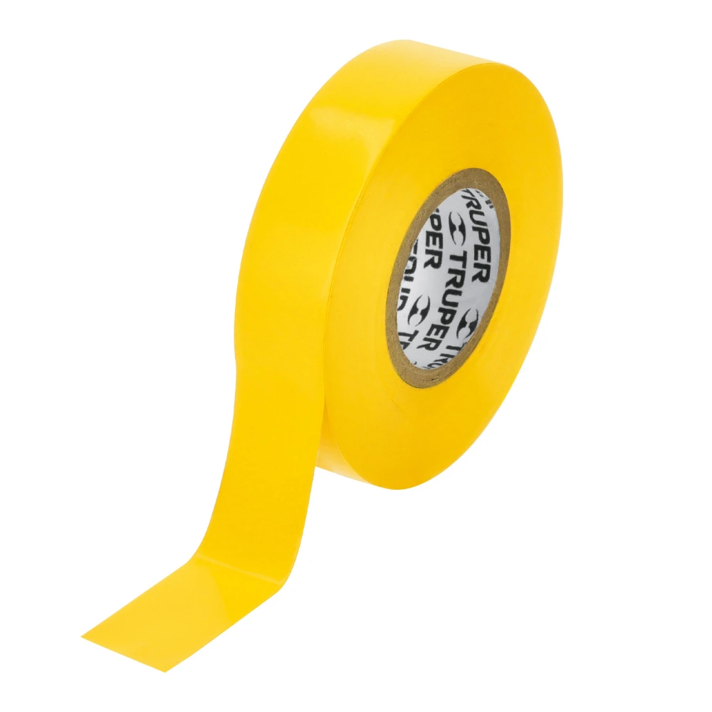 [M-33A] 12503 CINTA DE AISLAR DE 18 M X 19 MM, AMARILLA, TRUPER