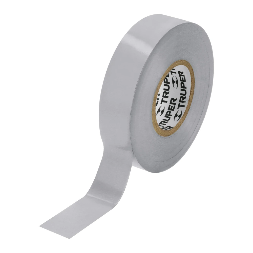 [M-33G] 12507 CINTA DE AISLAR DE 18 M X 19 MM, GRIS, TRUPER