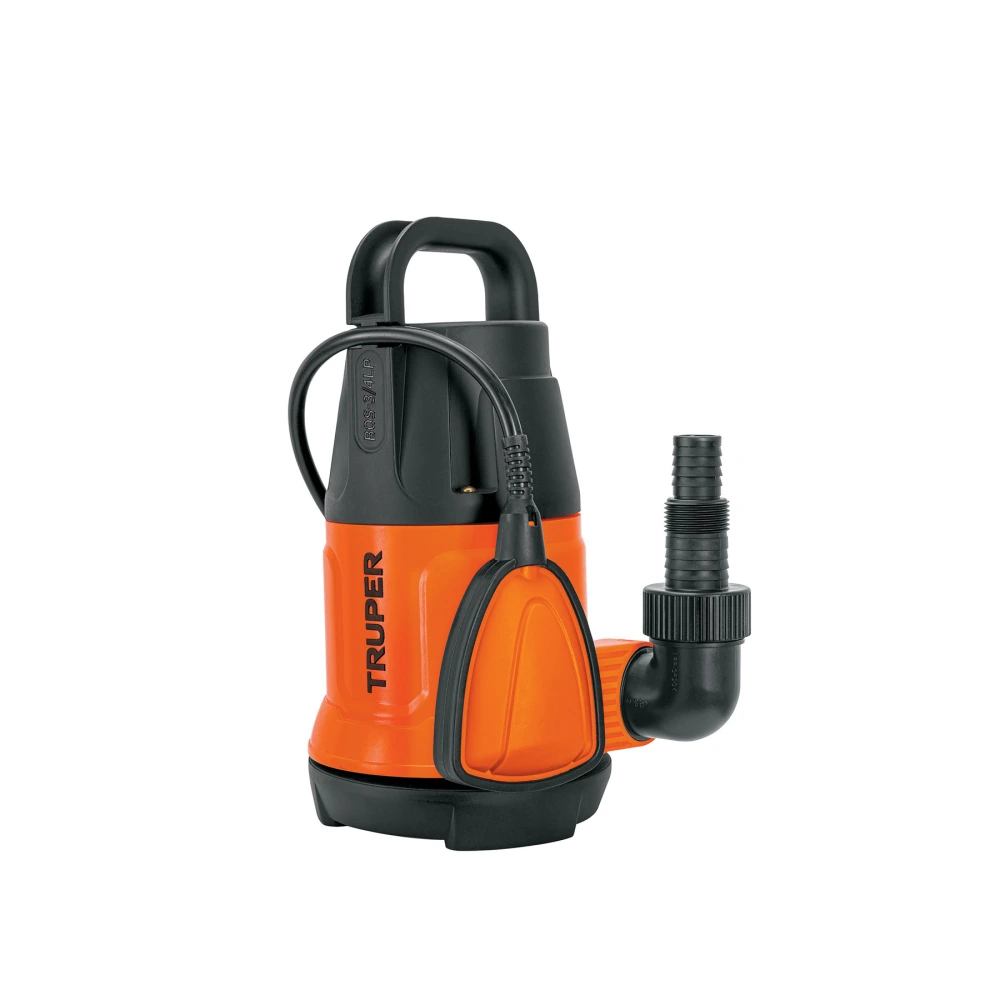 [BOS-3/4LP] 12600 BOMBA SUMERGIBLE PLÁSTICA, 3/4 HP PARA AGUA LIMPIA, TRUPER