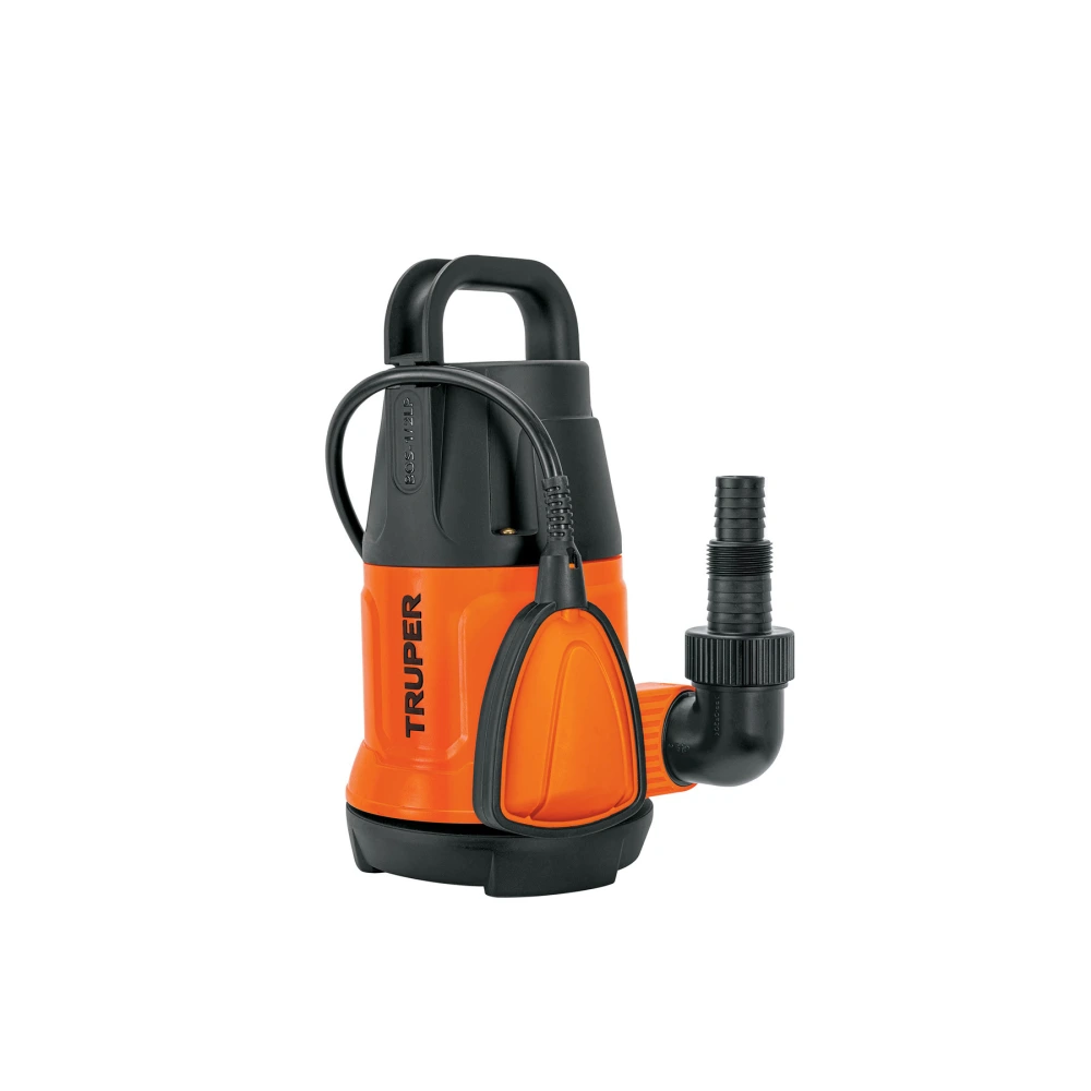 [BOS-1/2LP] 12601 BOMBA SUMERGIBLE PLÁSTICA, 1/2 HP PARA AGUA LIMPIA, TRUPER