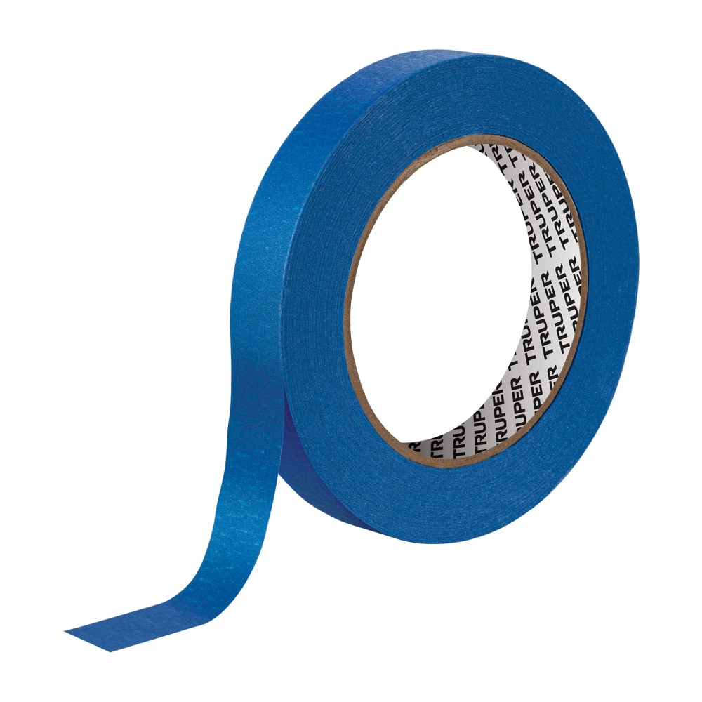 [MSK-3/4A] 12621 CINTA MASKING TAPE AZUL DE 3/4' X 50 M PARA PINTOR, TRUPER