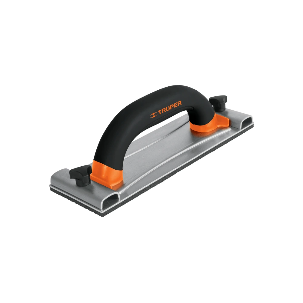 [POLI-9] 100436 LIJADORA MANUAL BASE DE ALUMINIO 8 X 24 CM, TRUPER