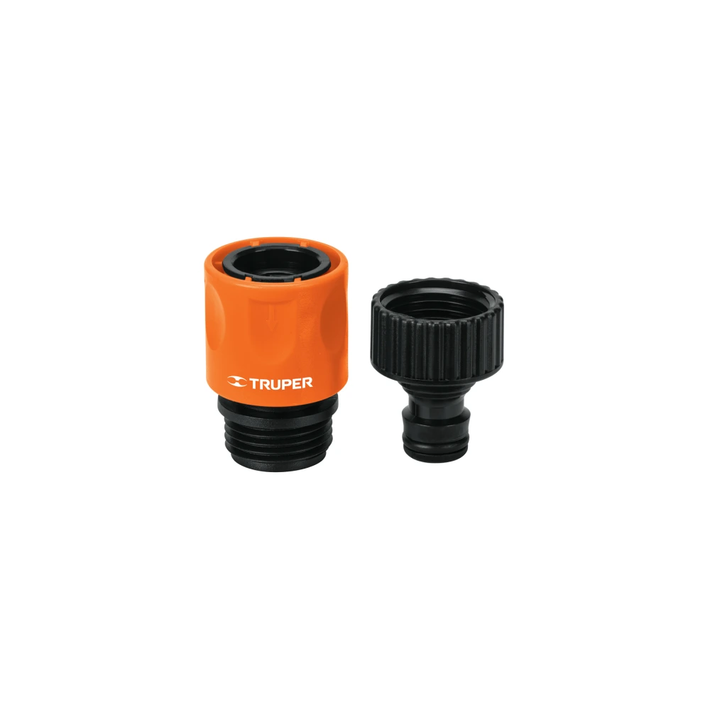 [CLICK-GR] 12724 CONECTOR 3/4' RÁPIDO DE ABS GRIFO-MANGUERA SISTEMA CLICK