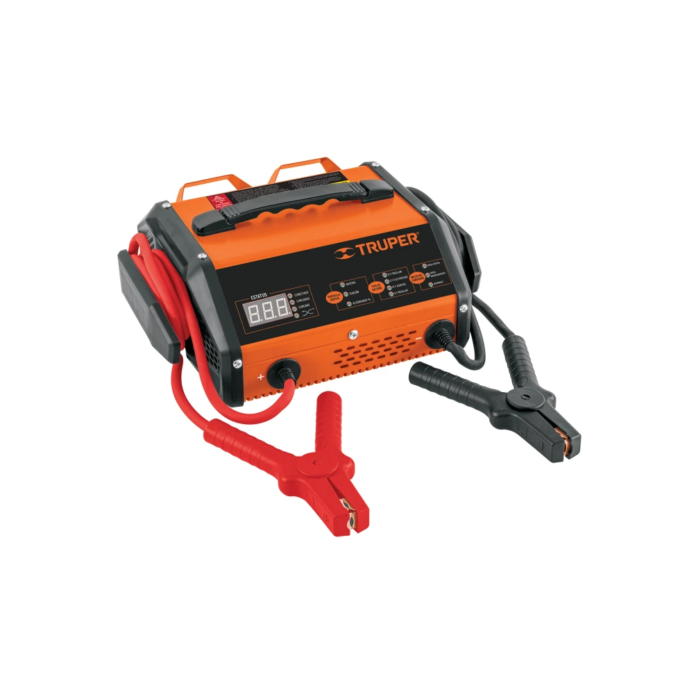 [CARBA-50X] 12889 CARGADOR DE BATERÍAS 15 A, ARRANCADOR DE 75A, 6V/12V, TRUPER