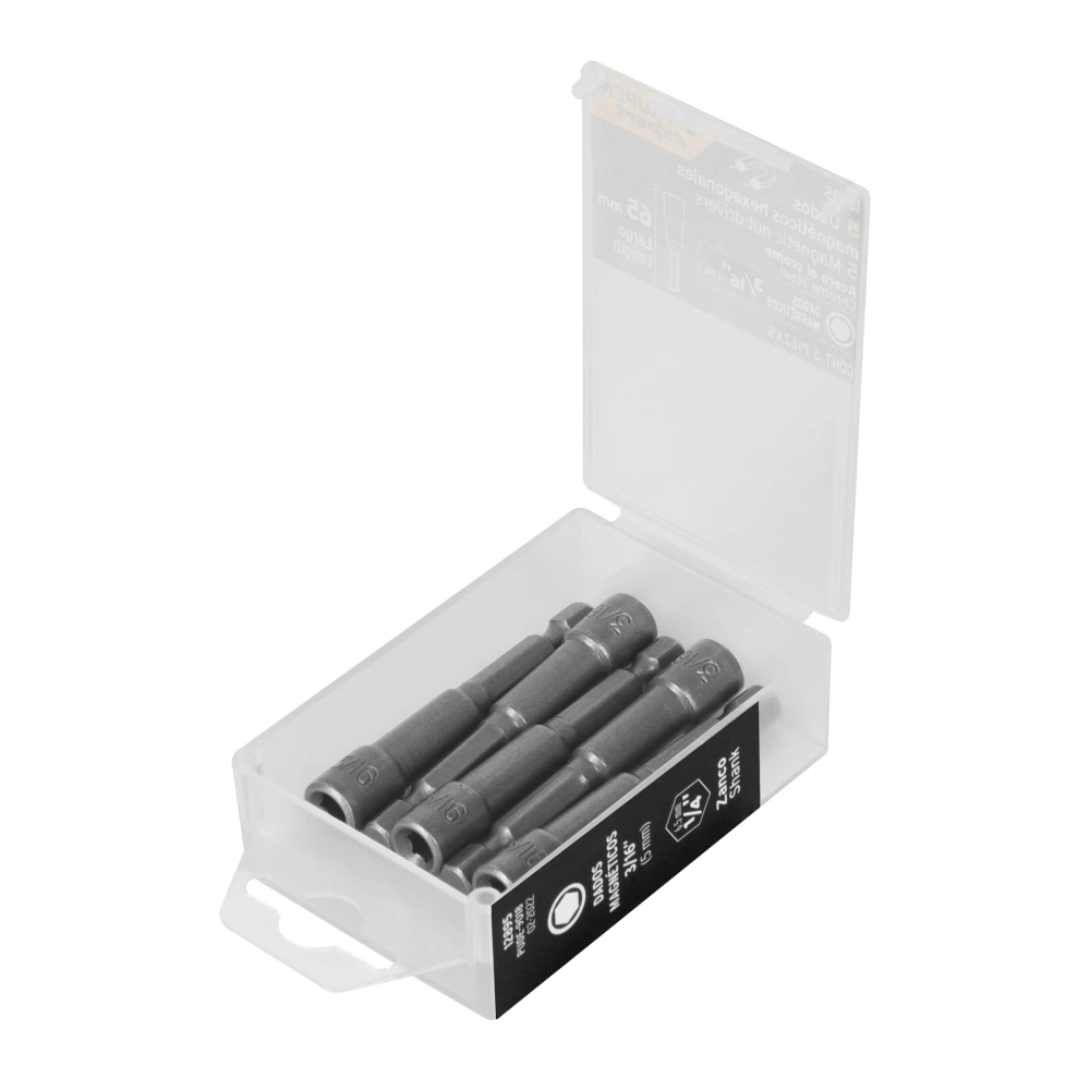 [PUDE-9018] 12895 ESTUCHE CON 5 DADOS MAGNÉTICOS DE 3/16' LARGO 2-1/2', EXPERT