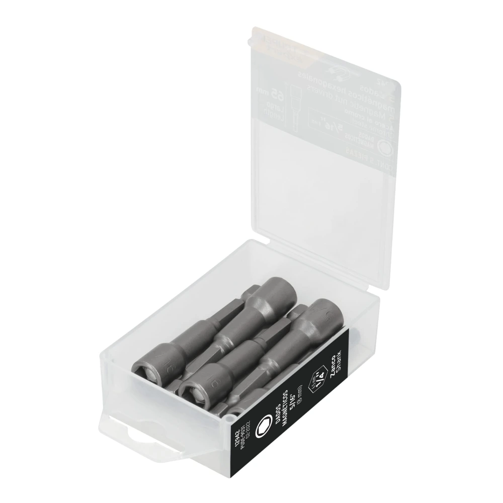 [PUDE-9031] 12942 ESTUCHE CON 5 DADOS MAGNÉTICOS DE 5/16' LARGO 2-1/2', EXPERT