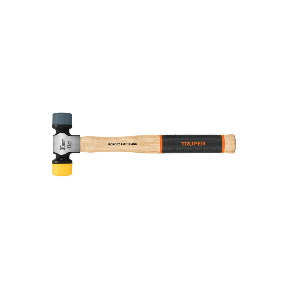 [MASU-35] 13137 MARTILLO 35 MM CON CARAS SUAVES INTERCAMBIABLES, TRUPER GRIP