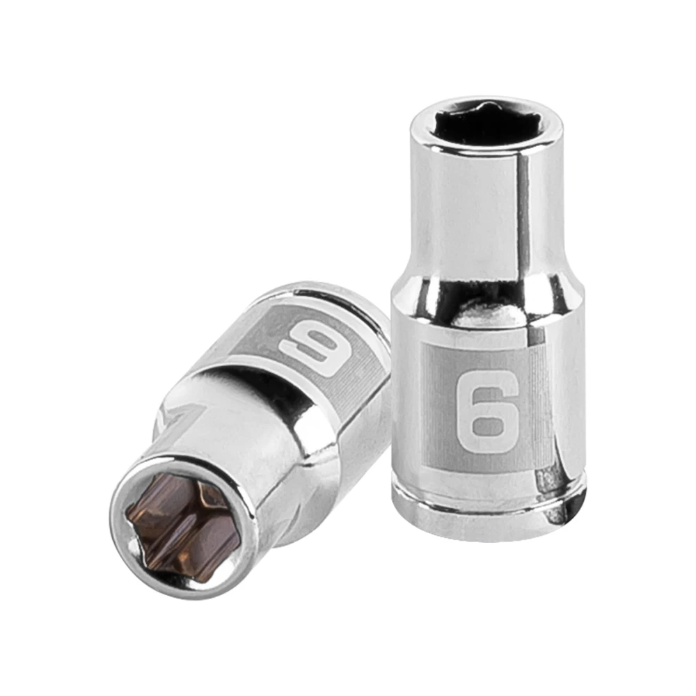 [D-1406-M] 13168 DADO DE 6 MM, 6 PUNTAS, CUADRO 1/4', TRUPER