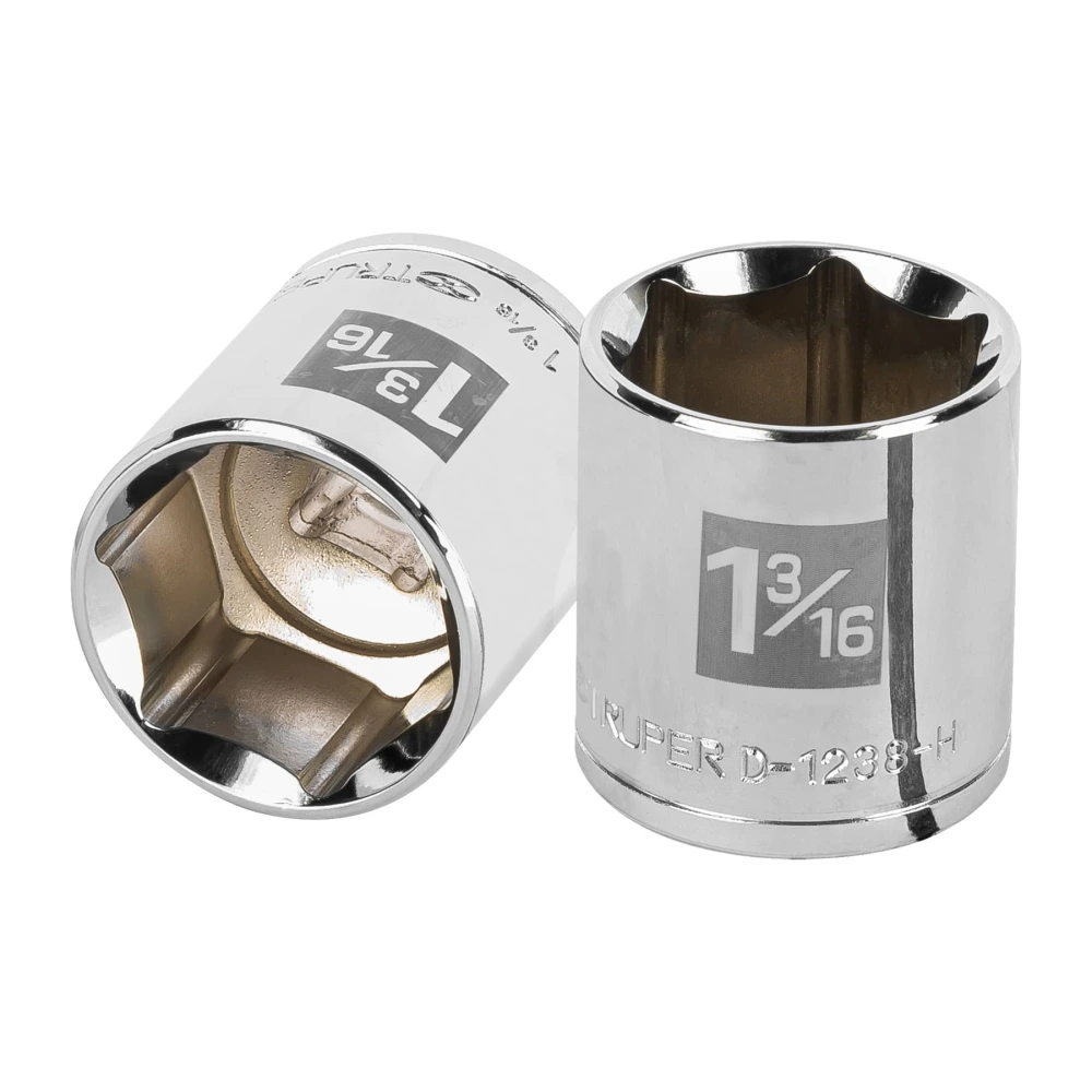 [D-1238-H] 13243 DADO DE 1-3/16', 6 PUNTAS, CUADRO 1/2', TRUPER
