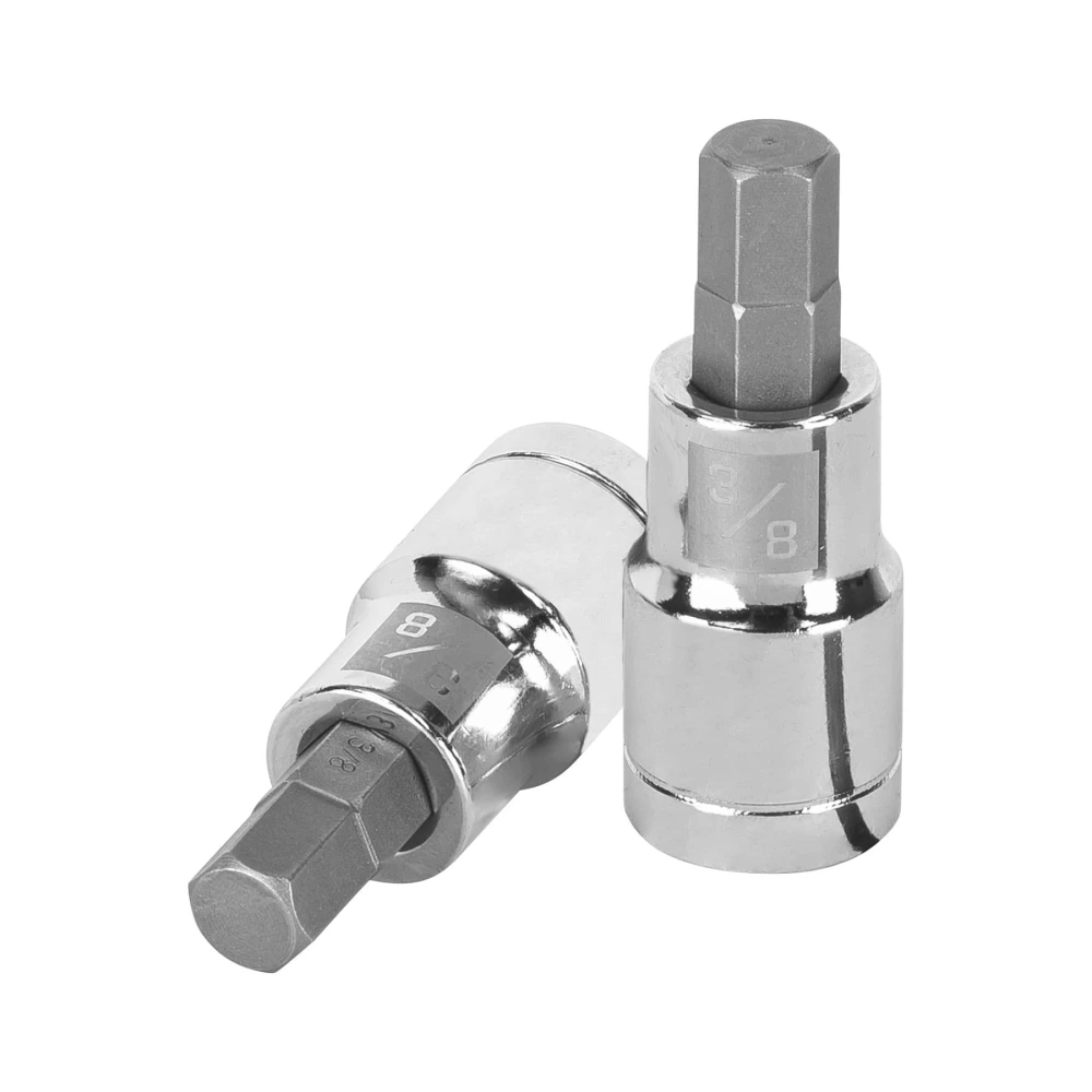 [D-1241-3/8] 13253 DADO PUNTA HEXAGONAL DE 3/8', CUADRO 1/2', TRUPER