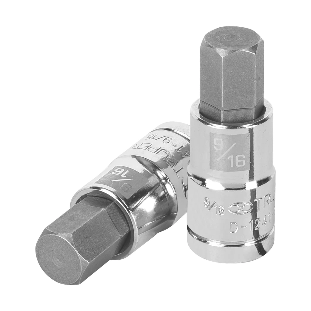 [D-1241-9/16] 13256 DADO PUNTA HEXAGONAL DE 9/16', CUADRO 1/2', TRUPER