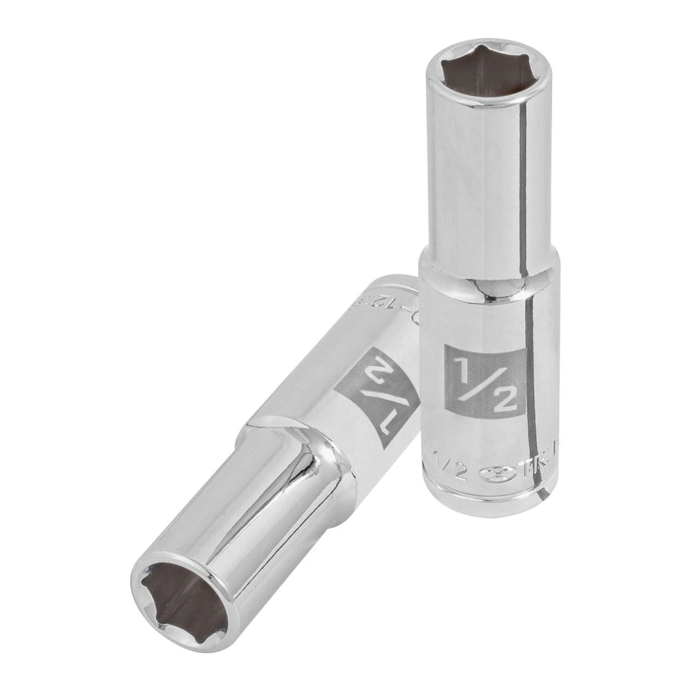 [D-1216-HL] 13325 DADO LARGO DE 1/2', 6 PUNTAS, CUADRO 1/2', TRUPER