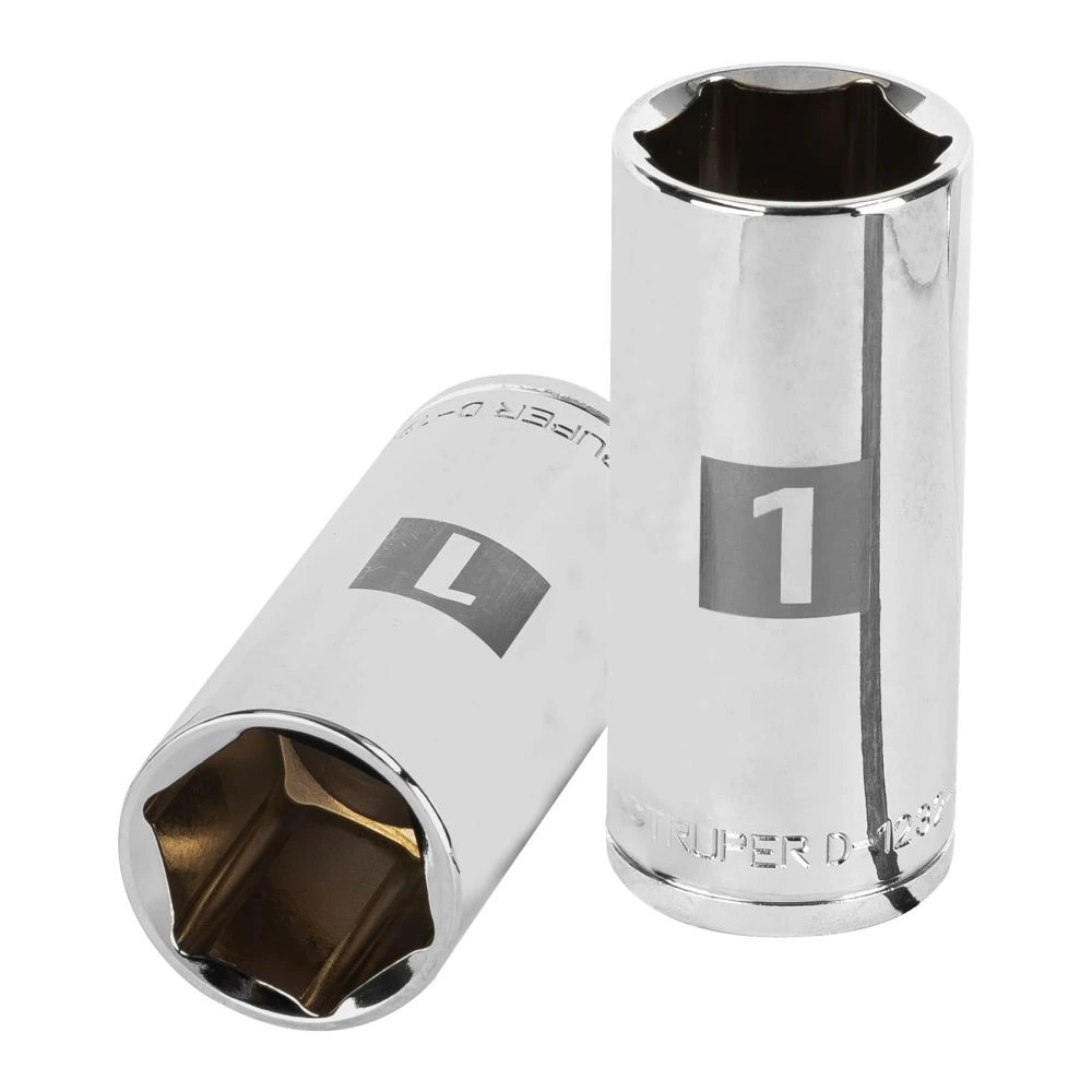 [D-1232-HL] 13333 DADO LARGO DE 1', 6 PUNTAS, CUADRO 1/2', TRUPER