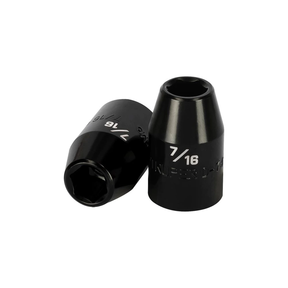 [D-7414-H] 13376 DADO DE IMPACTO DE 7/16', 6 PUNTAS, CUADRO 1/2', TRUPER