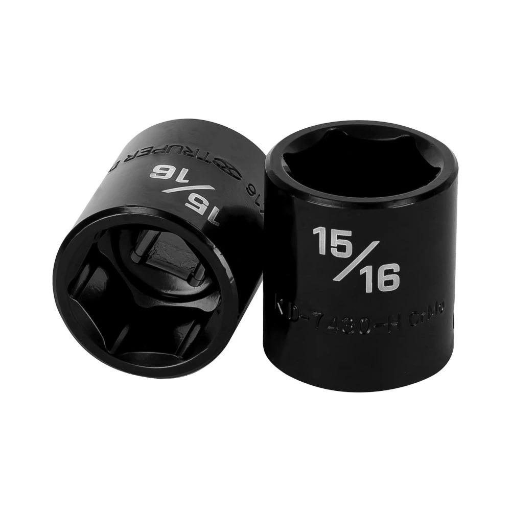 [D-7430-H] 13384 DADO DE IMPACTO DE 15/16', 6 PUNTAS, CUADRO 1/2', TRUPER