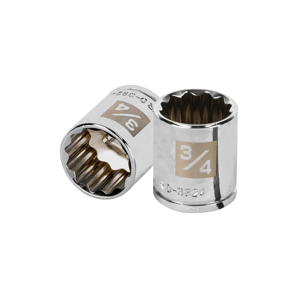 [D-3824] 13588 DADO DE 3/4', 12 PUNTAS, CUADRO 3/8', TRUPER