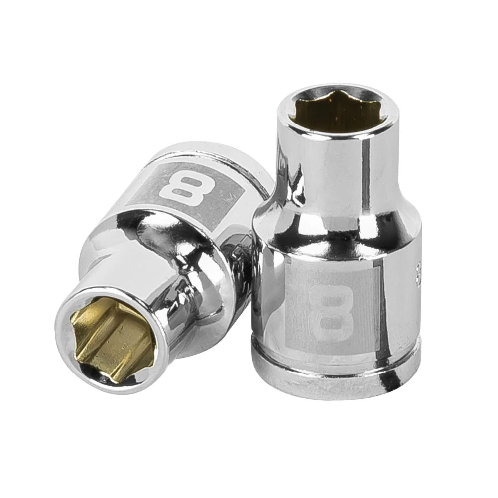 [D-3808-HM] 13672 DADO DE 8 MM, 6 PUNTAS, CUADRO 3/8', TRUPER