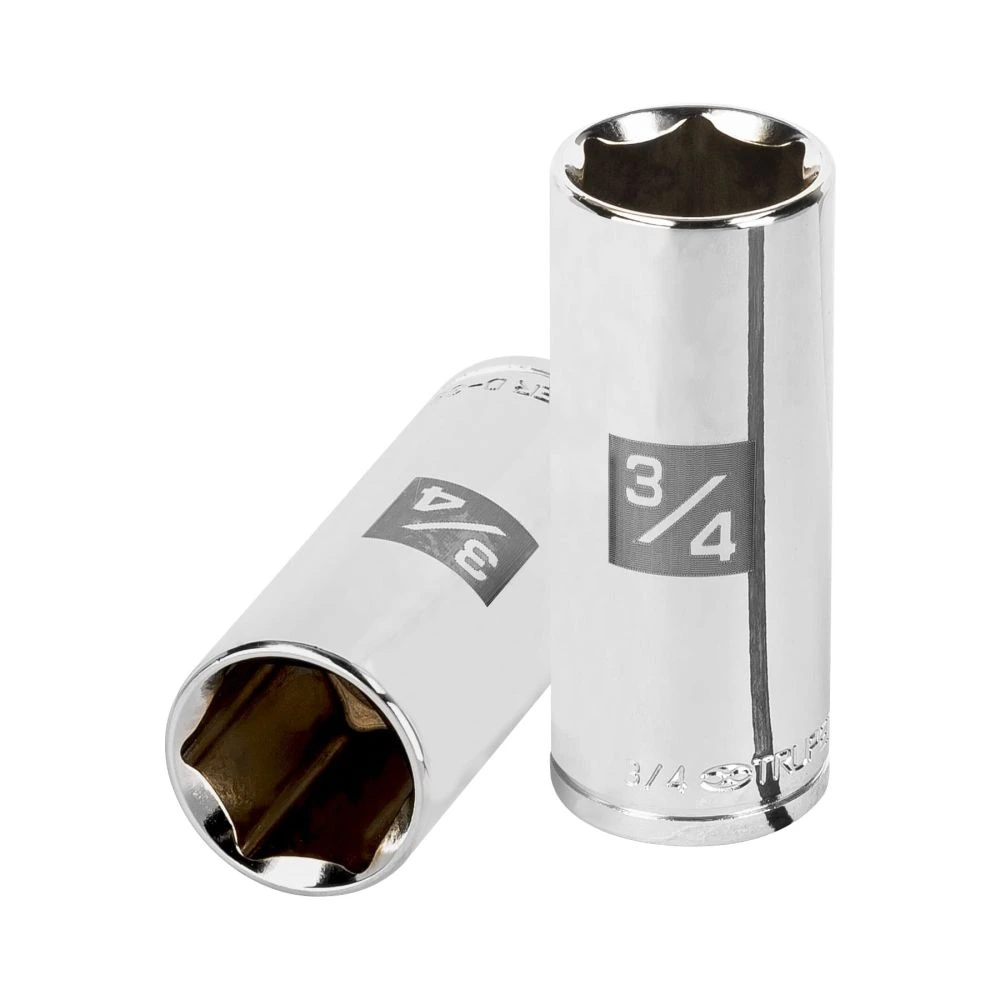 [D-3824-HL] 13718 DADO LARGO DE 3/4', 6 PUNTAS, CUADRO 3/8', TRUPER