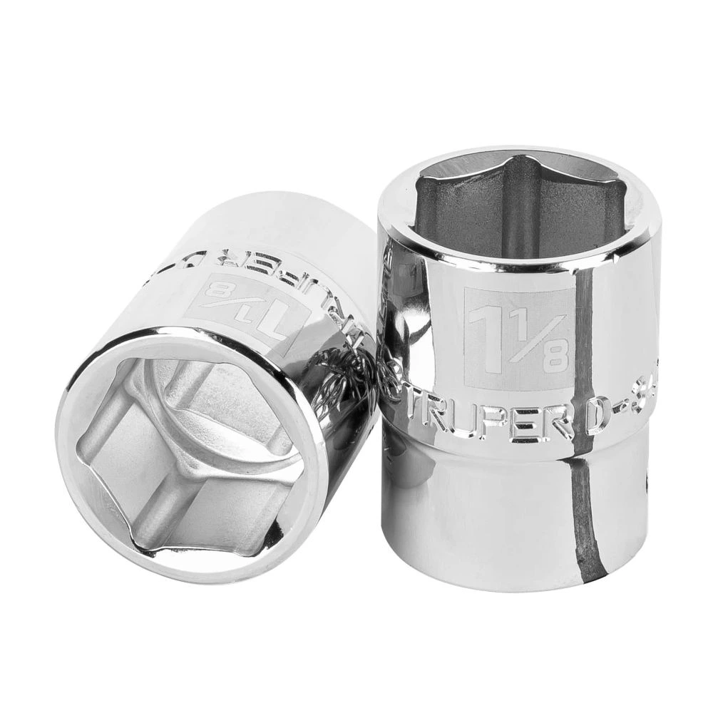 [D-3436-H] 13826 DADO DE 1-1/8', 6 PUNTAS, CUADRO 3/4', TRUPER