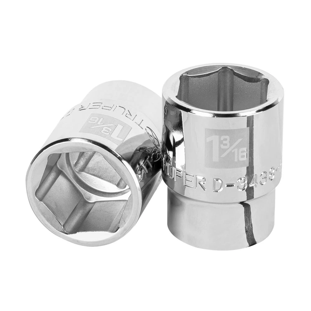 [D-3438-H] 13827 DADO DE 1-3/16', 6 PUNTAS, CUADRO 3/4', TRUPER