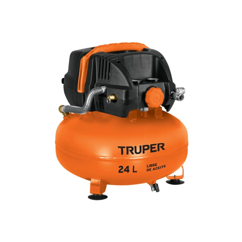 [COMP-24S] 13830 COMPRESOR LIBRE DE ACEITE, 24L, 2-2/3HP, 127V, TRUPER