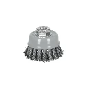 100851 CARDA COPA 3' ALAMBRE TRENZADO FINO, MULTI-ROSCA, TRUPER