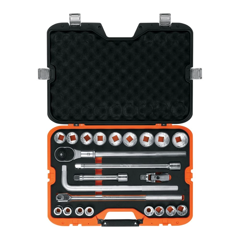 [JD-3/4X24P] 13970 JUEGO DE 23 HERRAMIENTAS CUADRO 3/4' STD PARA MECÁNICO